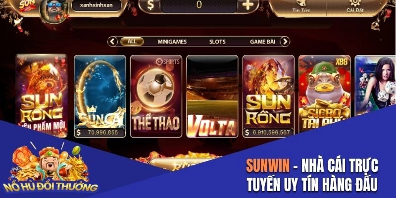 Sunwin - Nhà Cái Trực Tuyến Uy Tín Hàng Đầu Hiện Nay