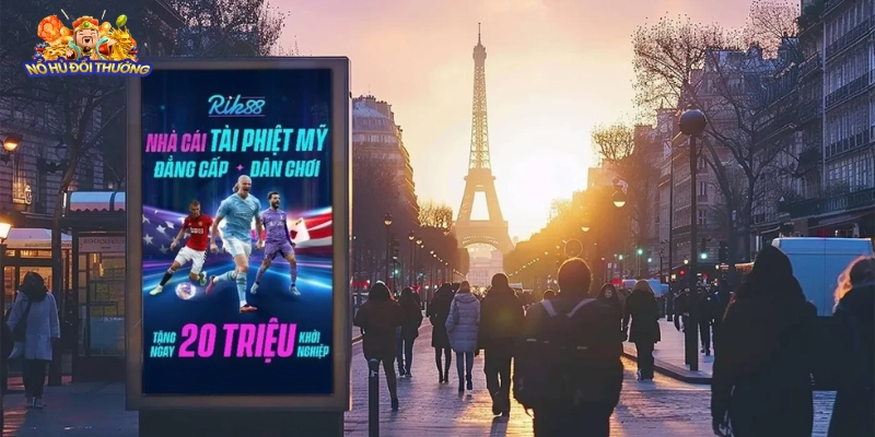 Billboard Rik88 xuất hiện tại nhiều quốc gia